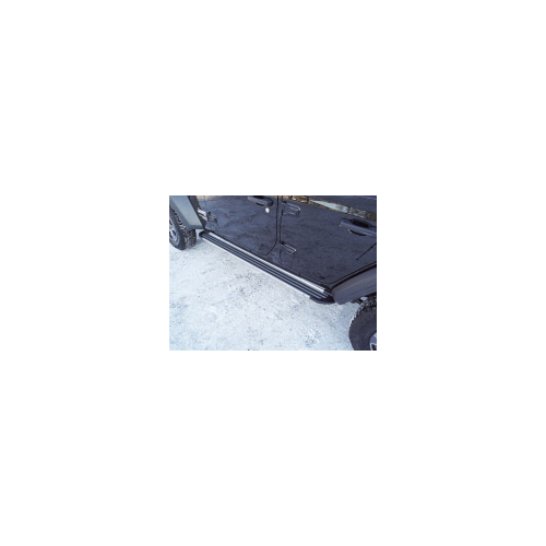 Боковые подножки, пороги алюминиевые "Slim Line Silver" 1920 мм (2.0T, JL) Компания ТСС JEEPWRAN5D(2.0Т)18-12S Jeep Wrangler (JL) 2018-