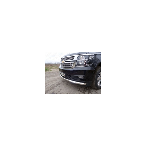 Передняя защита (овальная,с ходовыми огнями) CHEVTAH16-11 Chevrolet Tahoe IV 2015-