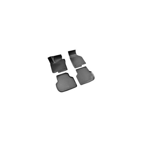 Коврики в салон (полиуретан, черные) Норпласт NPA10-C95-245 Volkswagen Jetta VI 2014-