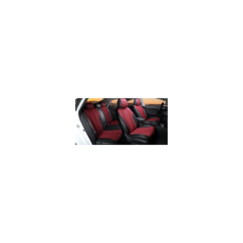 Комплект накидок на сиденья (красный) для KIA Rio 2011 - 2017