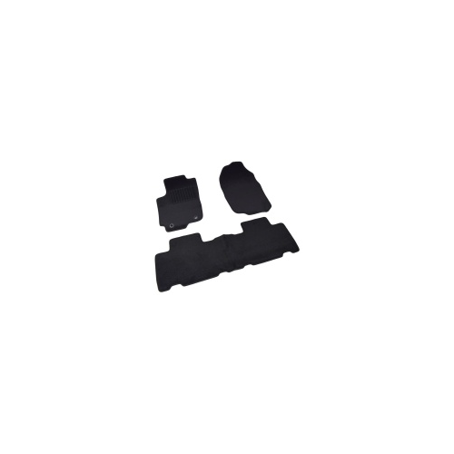 Коврики салона текстильные, чёрные (5D) SV-Design 4840-UNF3-13P для Toyota RAV4 2015-