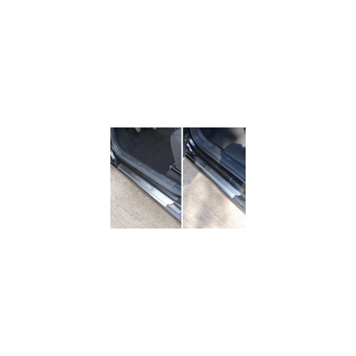 Накладки на дверные пороги (лист шлифованный надпись Datsun) Компания ТСС DATONDO15-06 Datsun on-Do 2014-