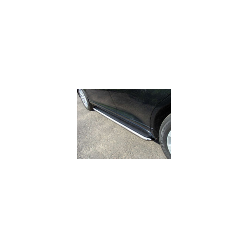 Боковые подножки, пороги с площадкой 60,3 мм (нержавеющая сталь) Компания ТСС TOYLC20012-13 Toyota Land Cruiser J200 2012 - 2015