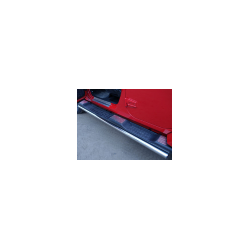 Накладки на дверные пороги (декоративные), к-т 6 шт. Компания ТСС JEEPWRAN5D(3.6)14-27 Jeep Wrangler 2014 - 2017