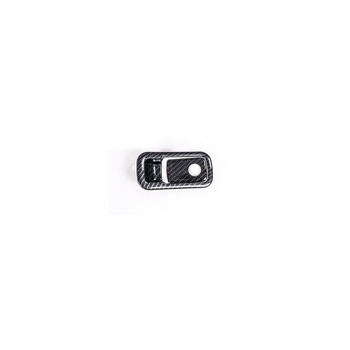 Накладка на ручку бардачка (серебро, черный карбон) для Volkswagen Teramont 2017 -