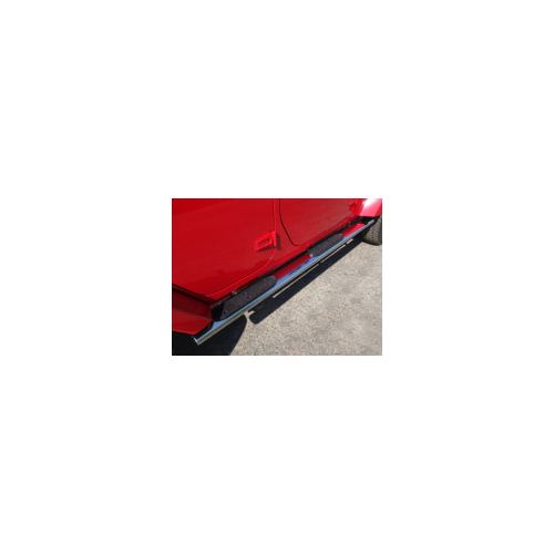 Боковые подножки, пороги овальные с накладкой 120х60 мм Компания ТСС JEEPWRAN5D(3.6)14-06 Jeep Wrangler 2014 - 2017