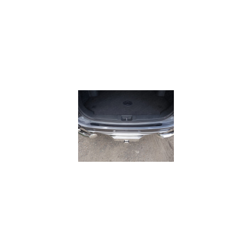 Накладка на задний бампер (лист зеркальный) Компания ТСС MITPASPOR16-05 Mitsubishi Pajero Sport 2016-