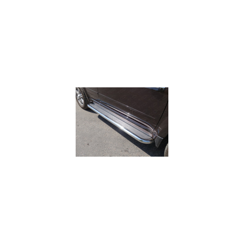 Боковые подножки, пороги с площадкой 60,3 мм (нержавеющая сталь) Компания ТСС GRWALH514-12 Great Wall Hover H5 2010 - 2017