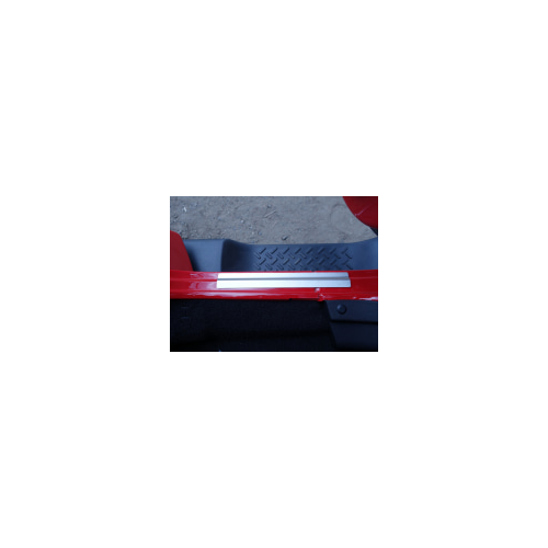 Накладки на дверные пороги (шлифованные), к-т 4 шт. Компания ТСС JEEPWRAN5D(3.6)14-19 Jeep Wrangler 2014 - 2017