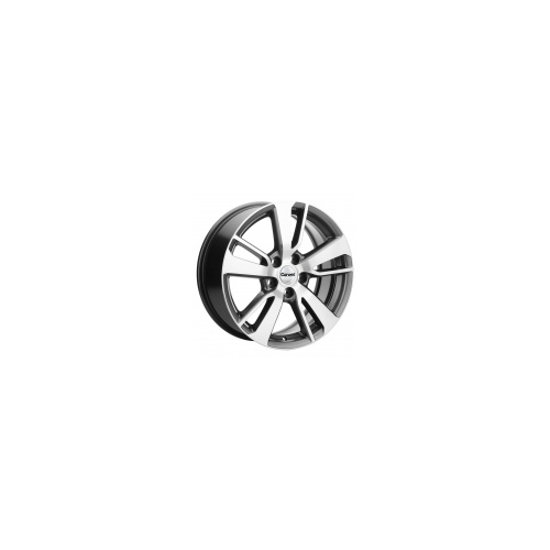 Диск колесный Carwel Чага 1704 7xR17 5x114,3 ET39 ЦО60,1 серый с полированной лицевой частью 32734