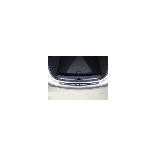 Накладка на задний бампер (лист зеркальный надпись QX 30) Компания ТСС INFQX3016-03 Infiniti QX30 2016-