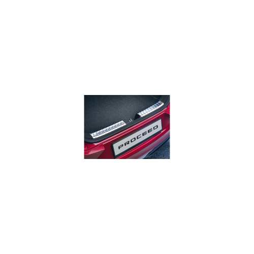 Накладка на порог багажника (нержавеющая сталь, хром) (Mobis) J7275ADE20ST для KIA ProCeed 2018, 2019, 2020