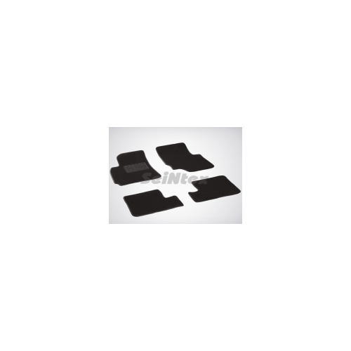 Коврики салона текстильные на резиновой основе LUX, черные Seintex 82372 Chery Tiggo (T11) 2005 - 2012