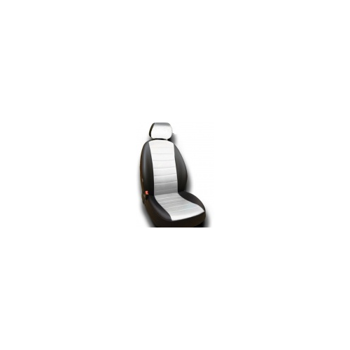 Чехлы на сиденья (экокожа) чёрный + белый Seintex 86062 для Nissan Qashqai 13-