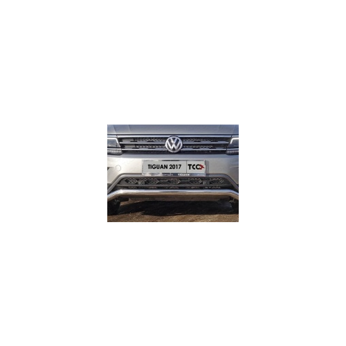 Рамка номерного знака 2шт (нерж) VWTIG-01RN для Volkswagen Tiguan 2017-