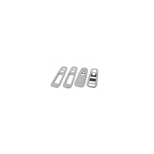 Декоративные накладки на стеклоподъемники для Peugeot 408 2012 -
