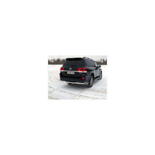 Защита задняя (уголки двойные) 76,1/42,4 мм (LC200 Executive) Компания ТСС TOYLC200EX16-23 Toyota Land Cruiser J200 2015-