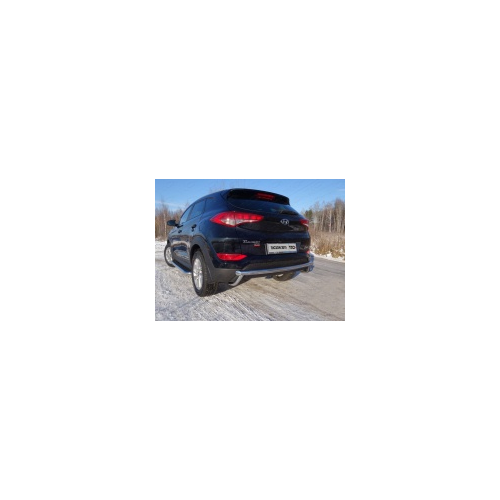 Защита задняя (диаметр 60 мм / 42 мм) TCC HYUNTUC15-32 для Hyundai Tucson (2015 - по н.в. )