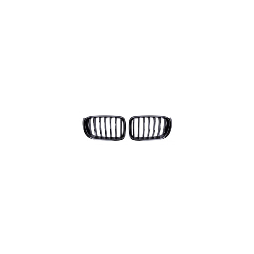 Решетка радиатора (цвет черный глянец, черный матовый, одинарные слоты) Carbuy CRBY051 для BMW X3/X4 F25/F26 2014-2017