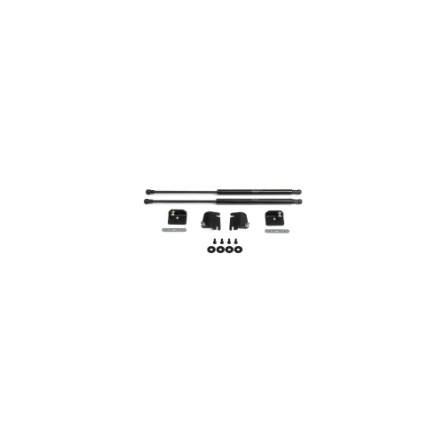 Амортизаторы капота (сталь, черный) Rival A.ST.2702.1 Jeep Wrangler 2017 -