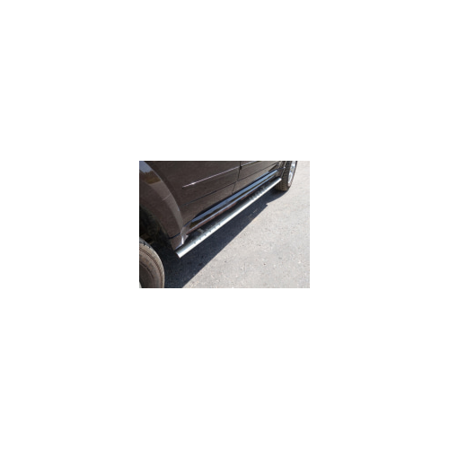 Боковые подножки, пороги овальные с проступью 75х42 мм Компания ТСС GRWALH514-08 Great Wall Hover H5 2010 - 2017