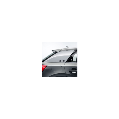 Декоративная наклейка (кольца, черный, белый) VAG 81B064317Y9B / 81B064317Z7G для Audi Q2 2018 - 2019