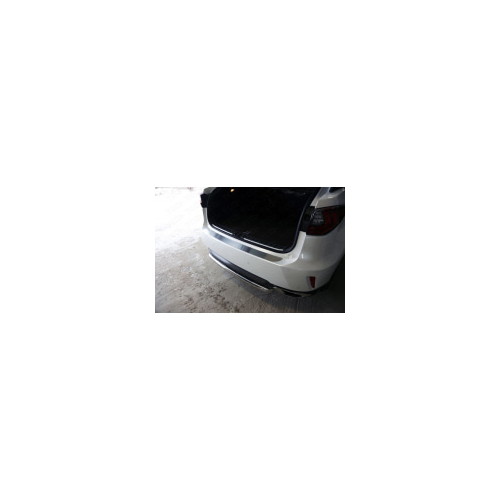 Накладка на задний бампер (лист шлифованный) (F-Sport) Компания ТСС LEXRX200tFS15-10 Lexus RX200t/350/450h 2016-