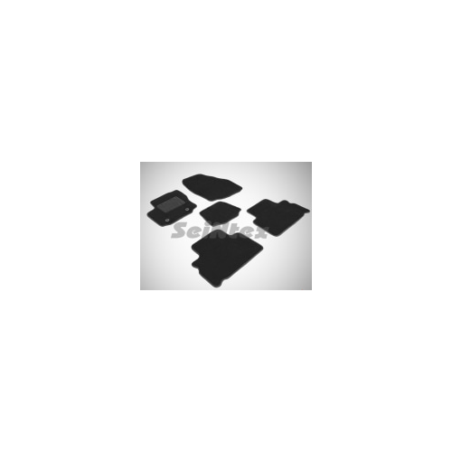 Коврики салона текстильные на резиновой основе LUX, черные Seintex 83147 Ford S-Max 2006 - 2015
