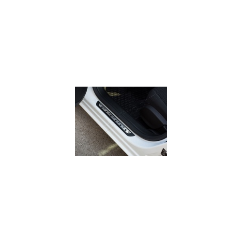 Накладки на дверные пороги, нерж + ABS, 4 части Omsa Line 9696091D для Mitsubishi Lancer 2007 -