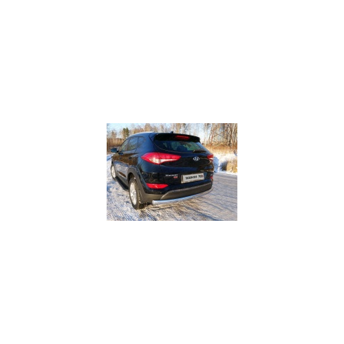 Защита задняя овальная TCC HYUNTUC15-31 для Hyundai Tucson (2015 - по н.в. )