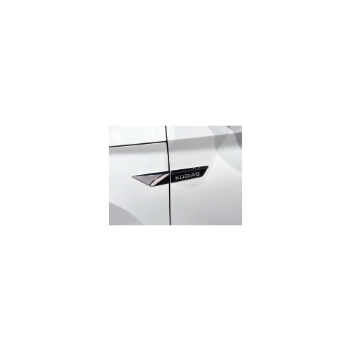 Накладка на крыло и переднюю дверь с логотипом, ABS хром, 4 части OEM-Tuning 37478 для SKODA KODIAQ (2017 - по н. в.)