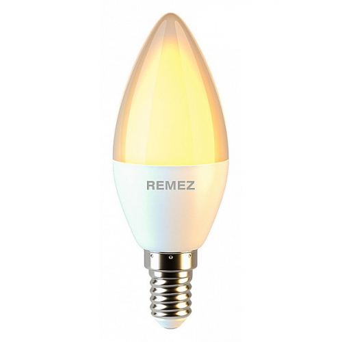 Лампа светодиодная Remez 175-265В 7Вт 3000K RZ-113-C37-E14-7W-3K