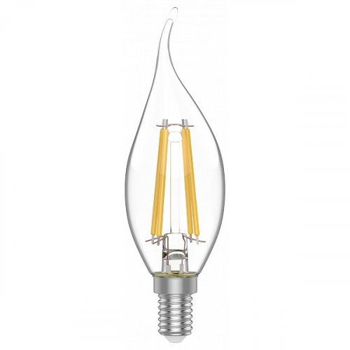 Лампа светодиодная Gauss Basic Filament E14 220В 4.5Вт 2700K 1041115