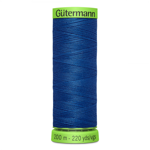 02 Нить Extra Fine 150/200 м для особо деликатных материалов, 100% полиэстер Gutermann 744581 (312 св.синий) Guetermann