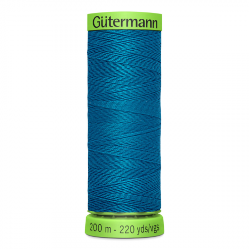 02 Нить Extra Fine 150/200 м для особо деликатных материалов, 100% полиэстер Gutermann 744581 (025 св.морская волна) Guetermann