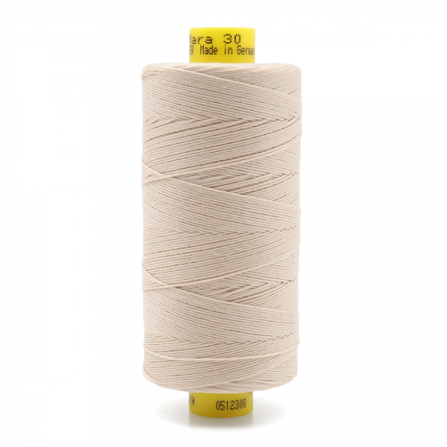 702404 Нить Mara 30/300 м для отстрочки, 100% полиэстер Gutermann (169 пломбир) Guetermann