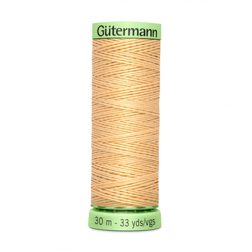 03 Нить Top Stitch 30/30 м для декоративной отстрочки, 100% полиэстер Gutermann 744506 (006 кремово-бежевый) Guetermann