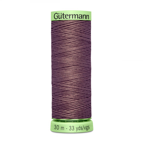 03 Нить Top Stitch 30/30 м для декоративной отстрочки, 100% полиэстер Gutermann 744506 (127 т.серо-сиреневый) Guetermann