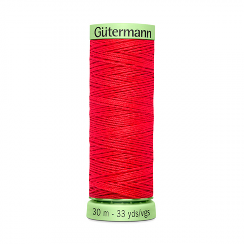 03 Нить Top Stitch 30/30 м для декоративной отстрочки, 100% полиэстер Gutermann 744506 (016 красный коралл) Guetermann