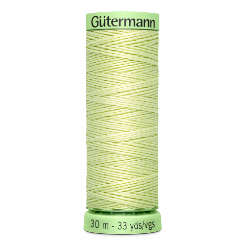 03 Нить Top Stitch 30/30 м для декоративной отстрочки, 100% полиэстер Gutermann 744506 (292 бледно-лимонный) Guetermann