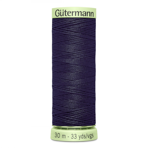 03 Нить Top Stitch 30/30 м для декоративной отстрочки, 100% полиэстер Gutermann 744506 (665 сине-черный) Guetermann