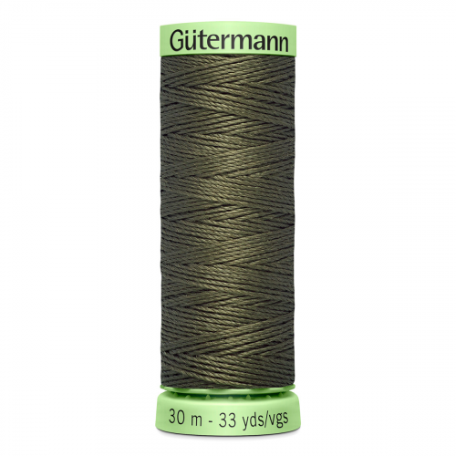 03 Нить Top Stitch 30/30 м для декоративной отстрочки, 100% полиэстер Gutermann 744506 (676 св.хаки) Guetermann