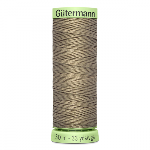 03 Нить Top Stitch 30/30 м для декоративной отстрочки, 100% полиэстер Gutermann 744506 (724 бледно серо-коричневый) Guetermann