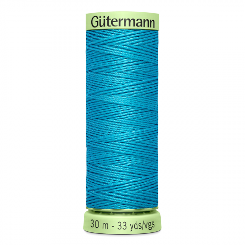 03 Нить Top Stitch 30/30 м для декоративной отстрочки, 100% полиэстер Gutermann 744506 (736 голубая лагуна) Guetermann