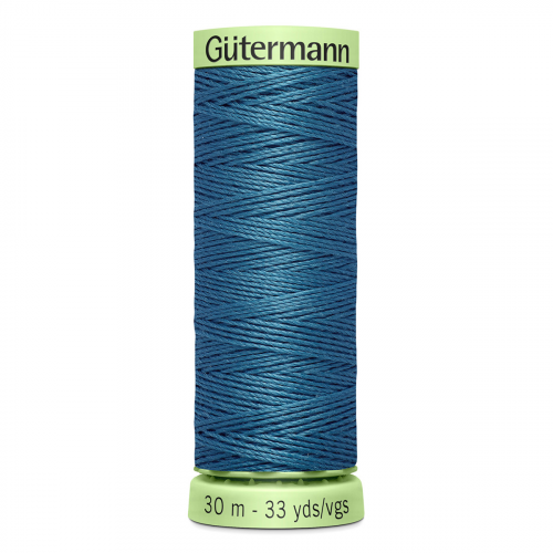 03 Нить Top Stitch 30/30 м для декоративной отстрочки, 100% полиэстер Gutermann 744506 (903 серо-бирюзовый) Guetermann