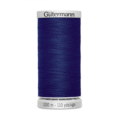 05 Нить Extra Strong M782 40/100 м суперкрепкая, 100% полиэстер Gutermann 724033 (339 т.чернильно-синий) Guetermann
