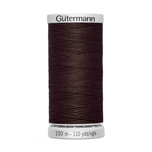 05 Нить Extra Strong M782 40/100 м суперкрепкая, 100% полиэстер Gutermann 724033 (696 т.шоколад) Guetermann