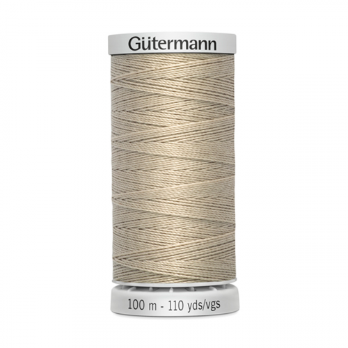 05 Нить Extra Strong M782 40/100 м суперкрепкая, 100% полиэстер Gutermann 724033 (722 светло-бежевый) Guetermann
