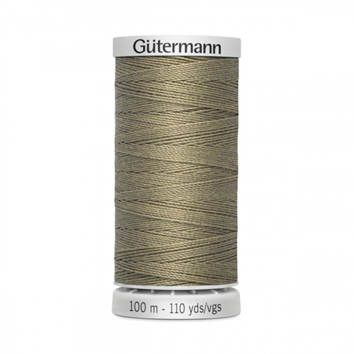 05 Нить Extra Strong M782 40/100 м суперкрепкая, 100% полиэстер Gutermann 724033 (724 бледно серо-коричневый) Guetermann