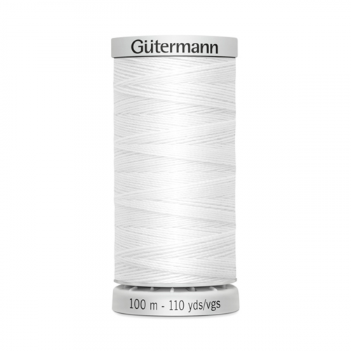 05 Нить Extra Strong M782 40/100 м суперкрепкая, 100% полиэстер Gutermann 724033 (800 белый) Guetermann